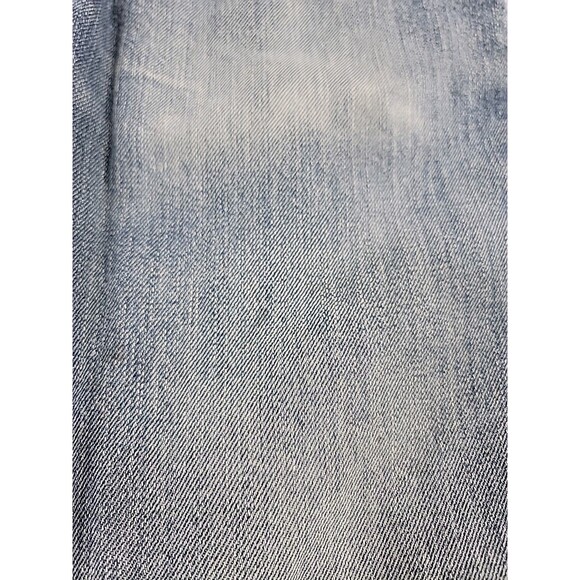LL Bean Flannel Lined Jeans Mens 33 30x20 Straight Cotton Rise Distressed Work - Picture 7 of 16
